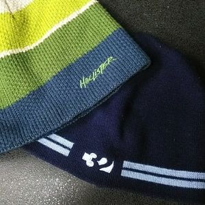 Hollister beanie hat unisex adult plus bonus hat